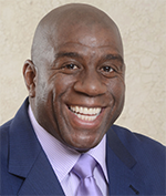 Magic Johnson—We shot a TV spot with him for Connect a Million Minds.
